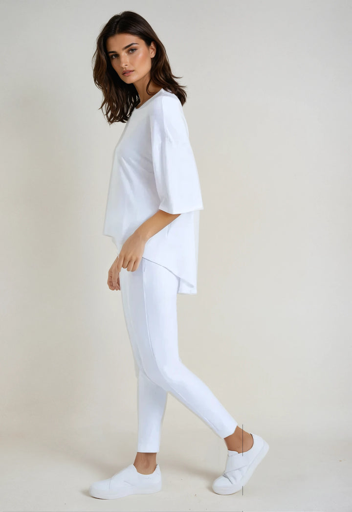 Como Crew T-Shirt-T-SHIRTS-BUKI-White-S-Buki