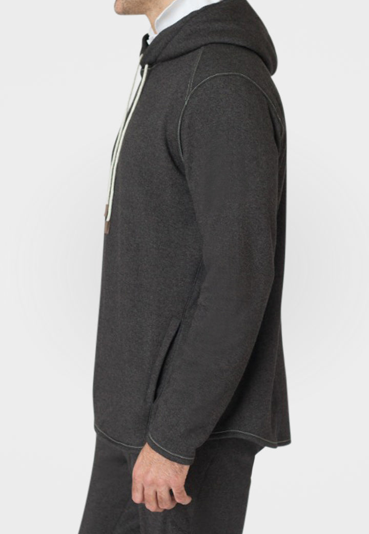 Contender Hoodie Sweatshirt-HOODIES-BUKI-M-Charcoal Grey-Buki