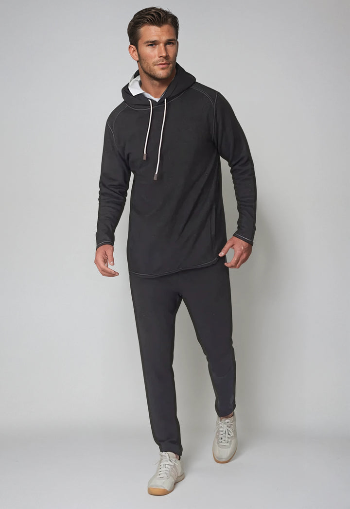 Contender Hoodie Sweatshirt-HOODIES-BUKI-M-Charcoal Grey-Buki