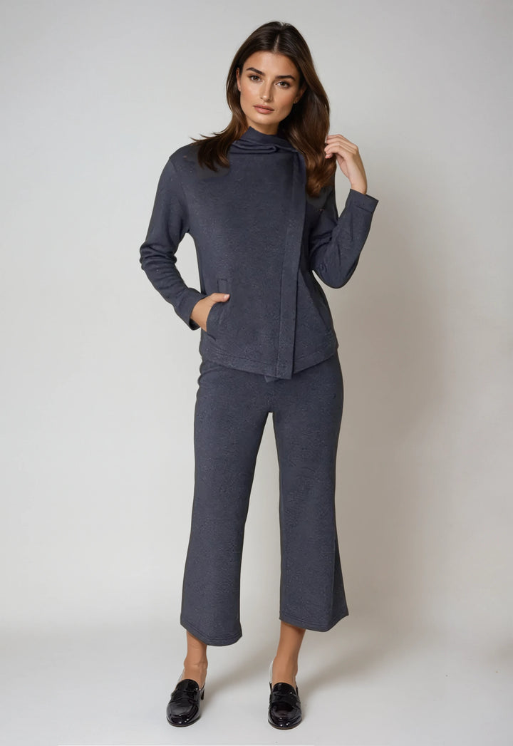 Dakota Hoodie Sweatshirt Jacket-SWEATSHIRTS-BUKI-XS-Charcoal Grey-Buki