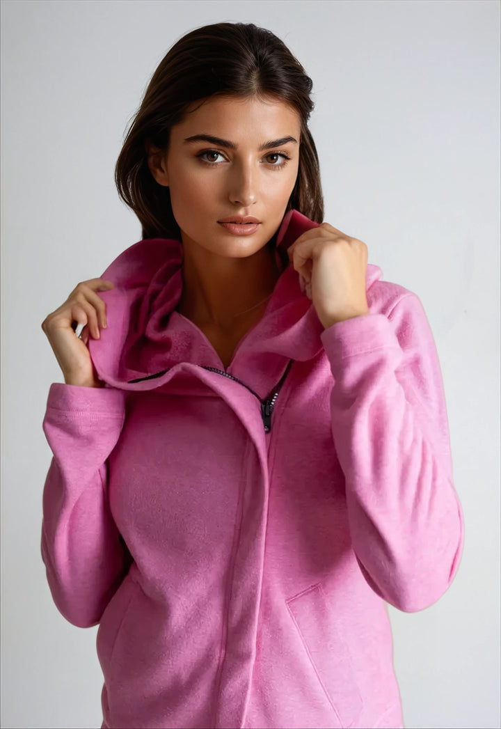 Dakota Hoodie Sweatshirt Jacket-SWEATSHIRTS-BUKI-XS-Charcoal Grey-Buki