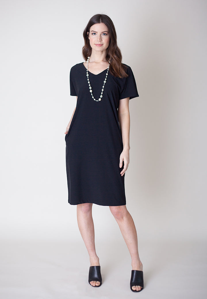 Double Vee Dress-Dresses-Buki-front