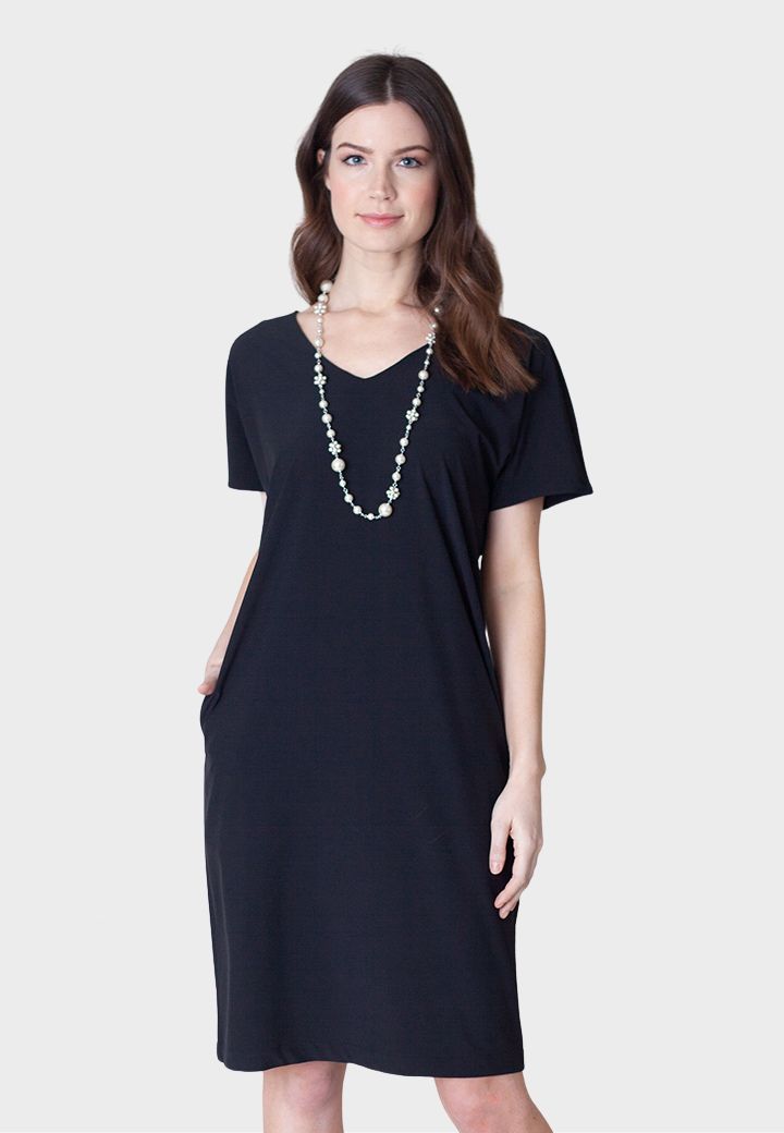 Double Vee Dress-Dresses-Buki