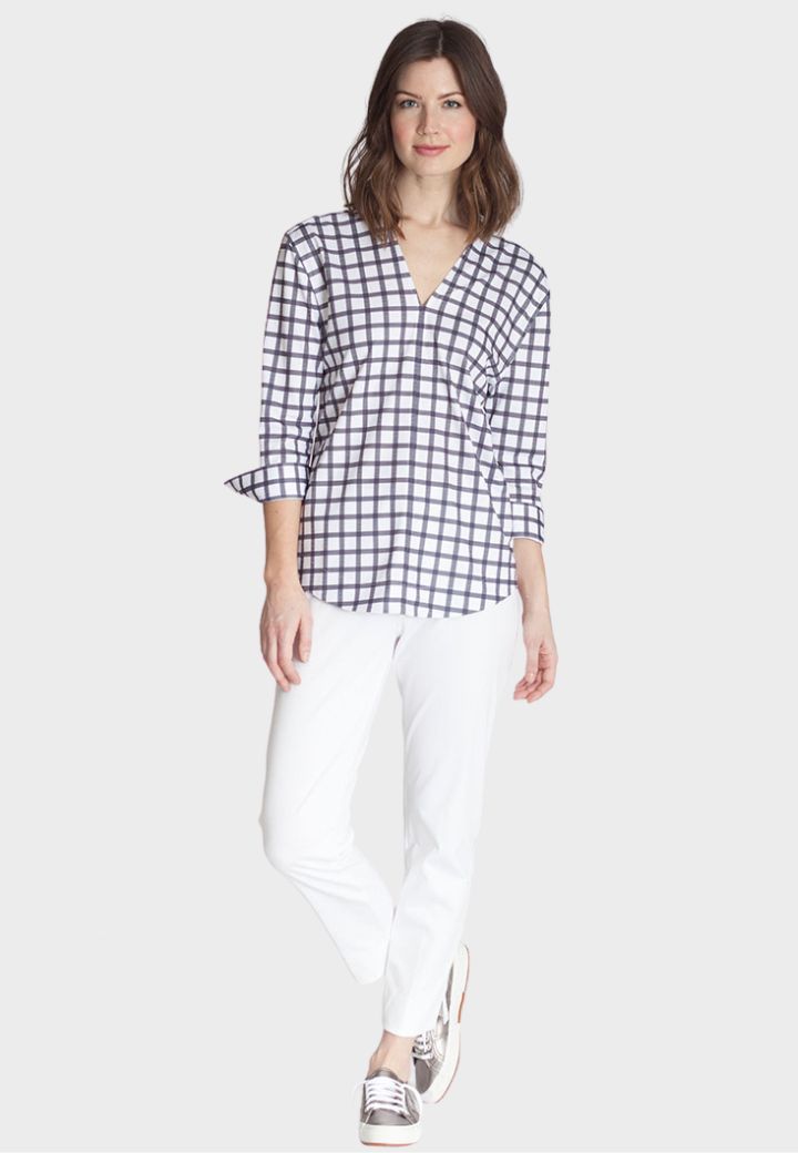 Double Vee Shirt-SHIRTS & BLOUSES-BUKI-XS-Buki