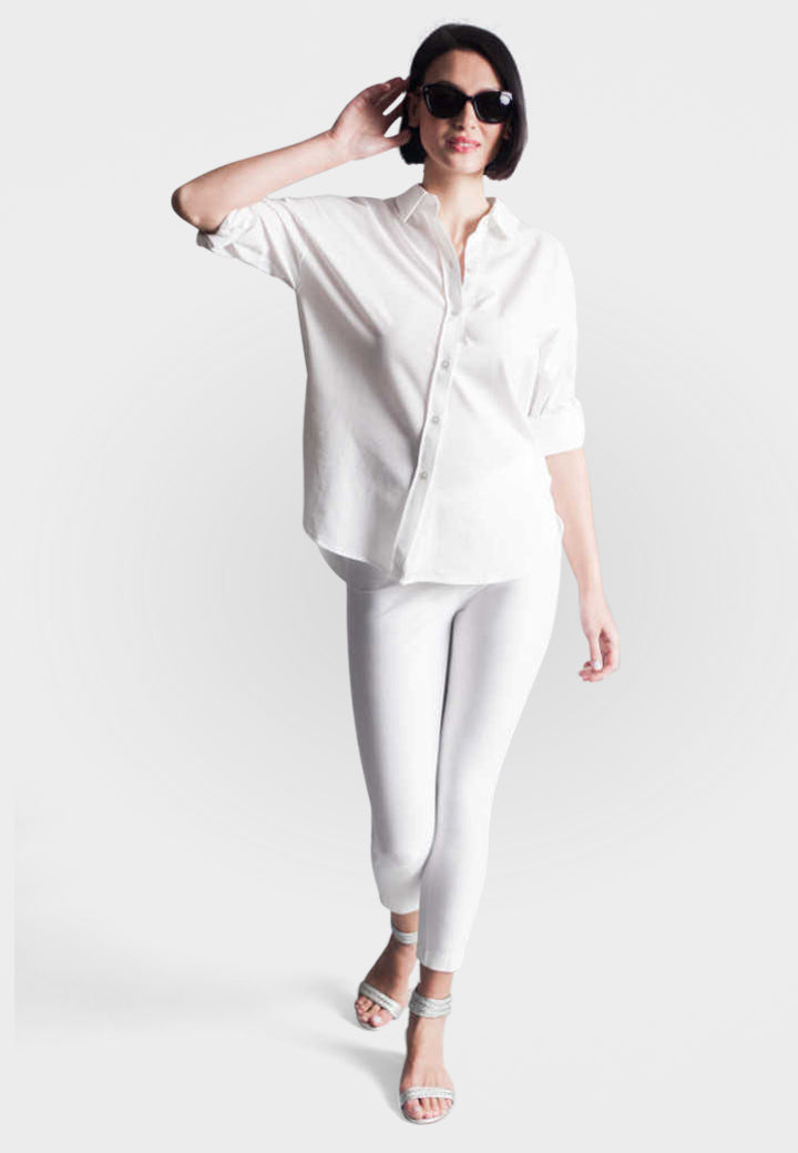 Ex-Boyfriend Shirt in white -Shirts-Buki