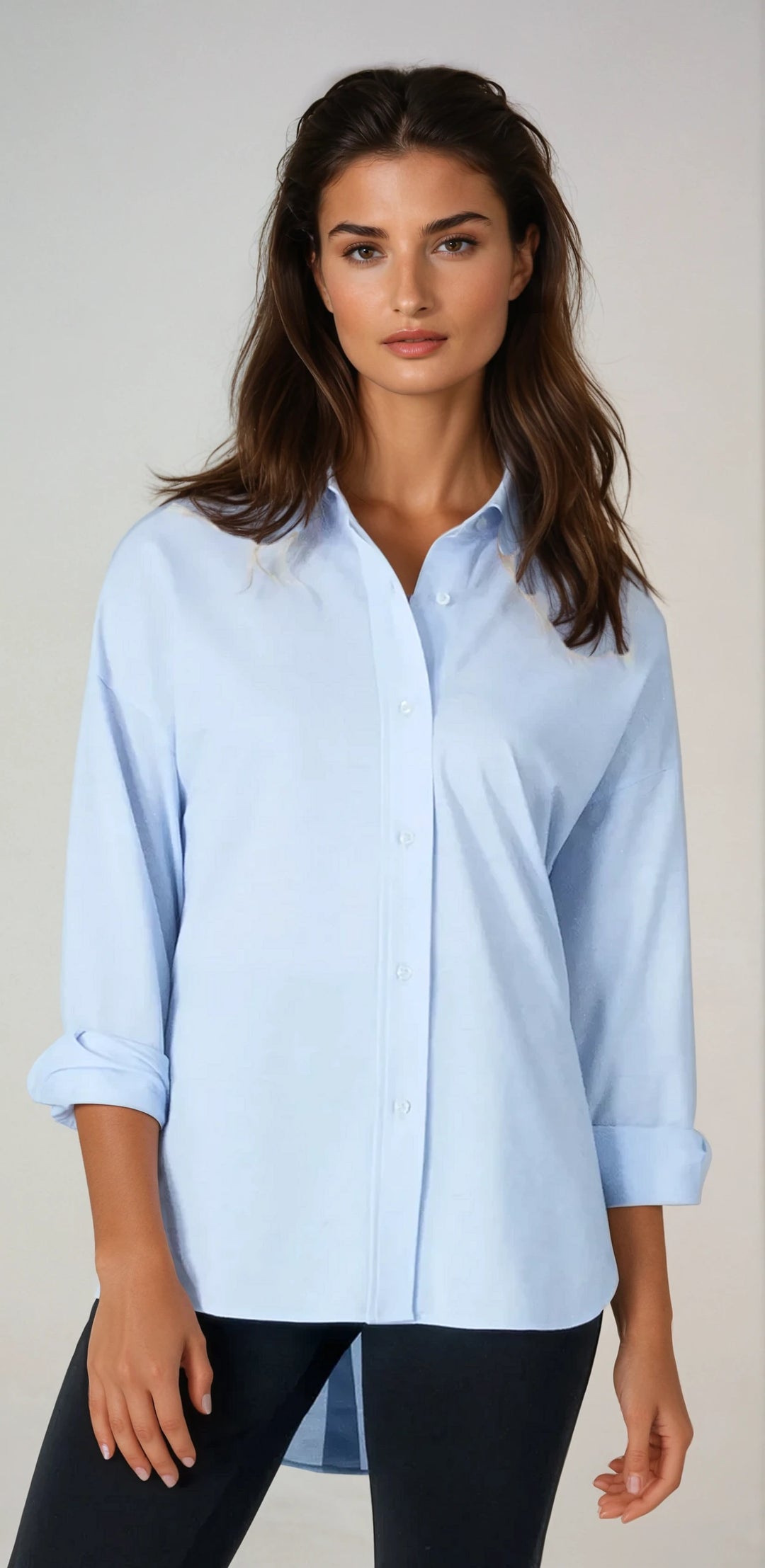 Ex-Boyfriend Shirt-SHIRTS & BLOUSES-BUKI-Chambray Blue-S/M-Buki