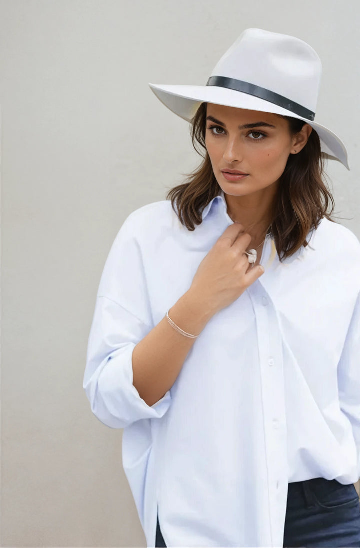 Ex-Boyfriend Shirt-SHIRTS & BLOUSES-BUKI-White-S/M-Buki