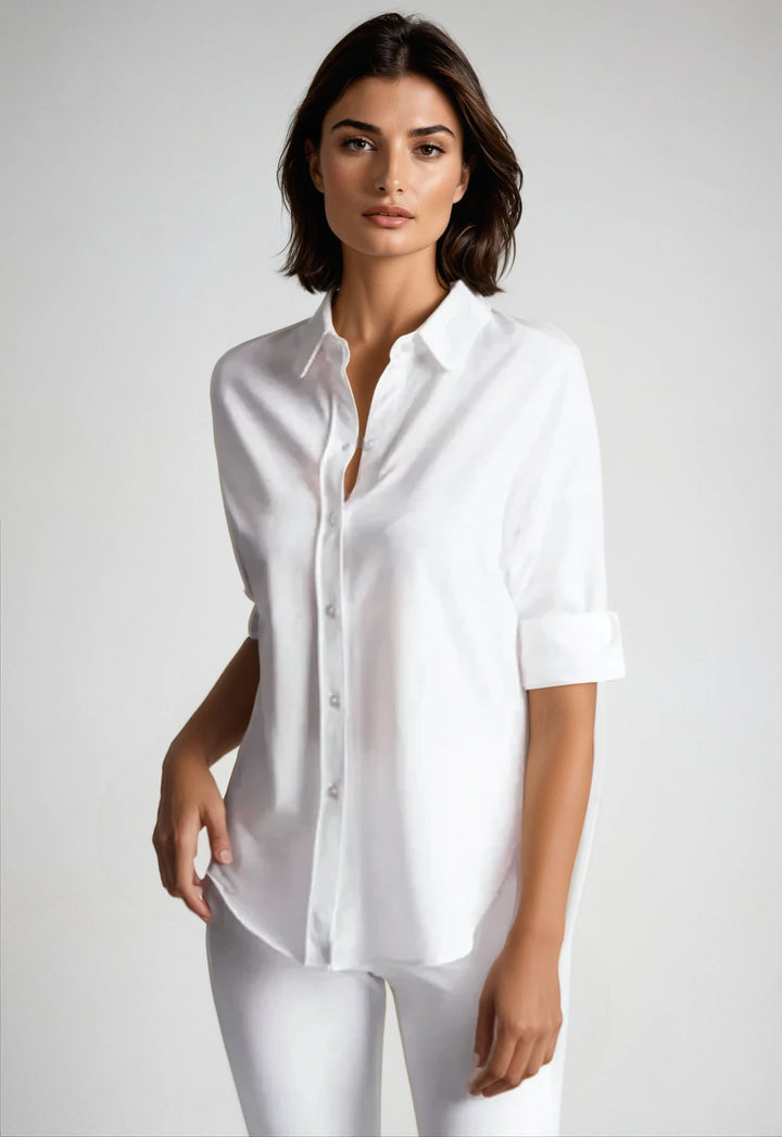 Ex-Boyfriend Shirt-SHIRTS & BLOUSES-BUKI-White-S/M-Buki