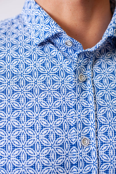 Field Day Short Sleeve Shirt with Flower image detail