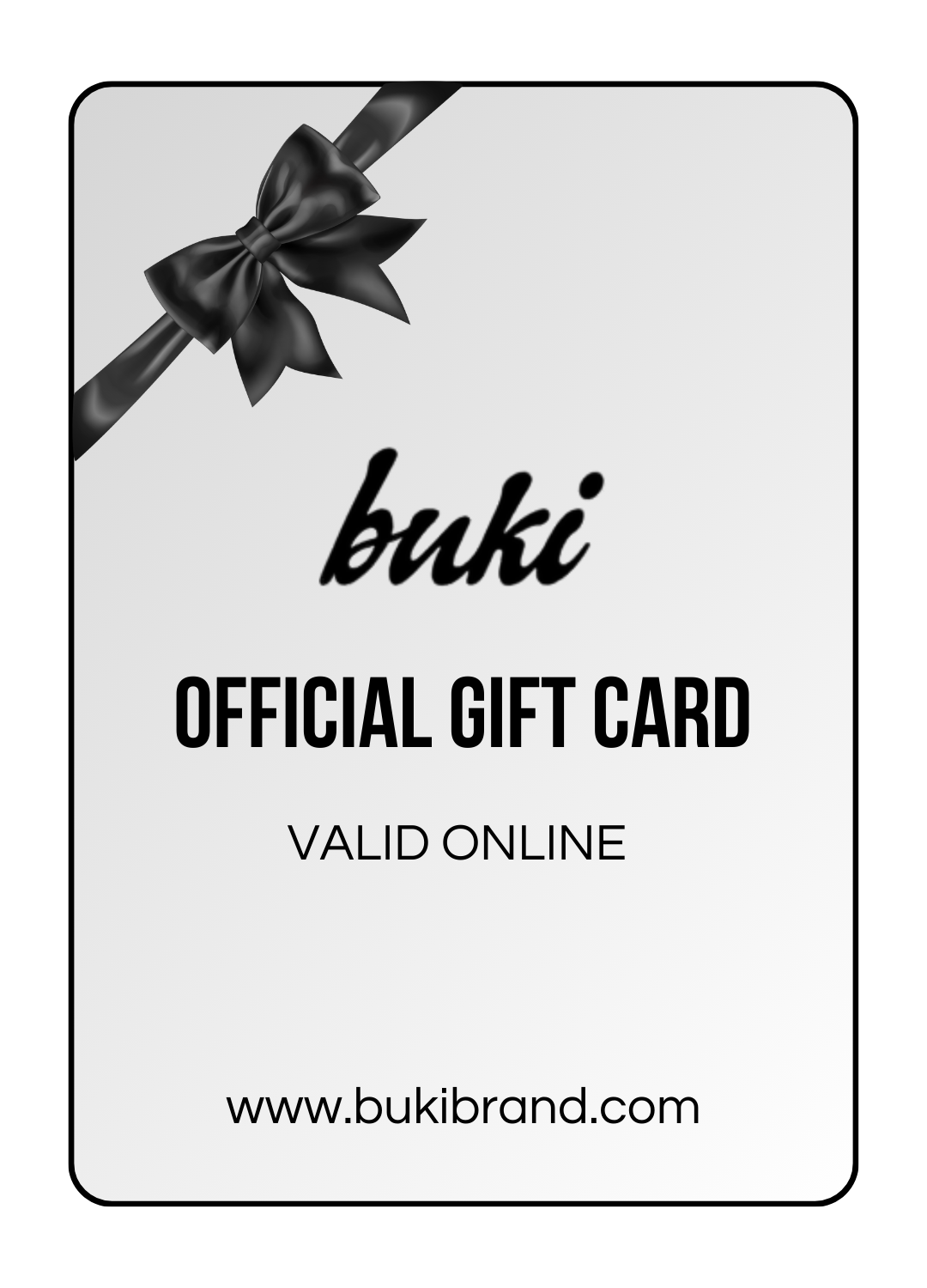 Buki Gift Card-BUKI-$50.00-Buki