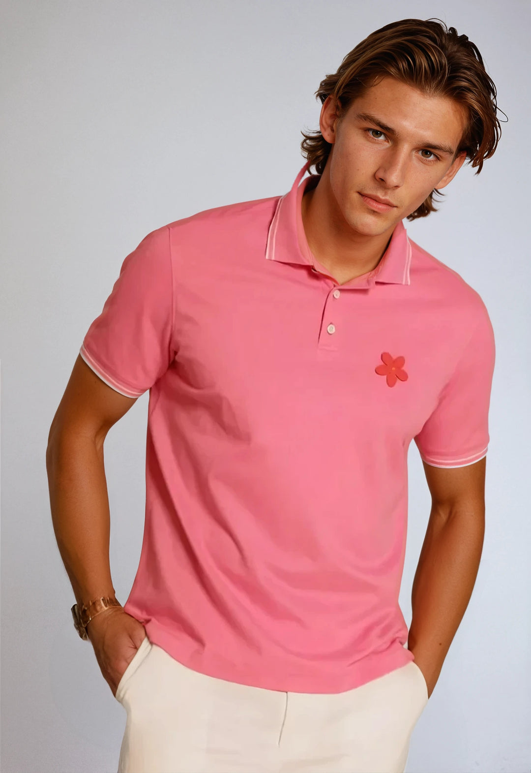Happy Polo Shirt - Sunrise-POLO SHIRTS-BUKI-Sunrise-M-Buki