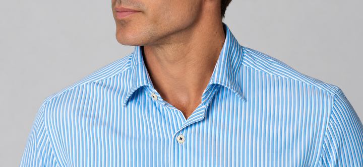 Hansen Stripe Long Sleeve Tech Shirt-LONG SLEEVE SHIRTS-BUKI-L-Cove Blue-Buki