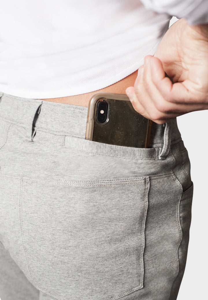 High-Five Tech Pants Heather Grey-PANTS-BUKI-S-Heather Grey-Buki