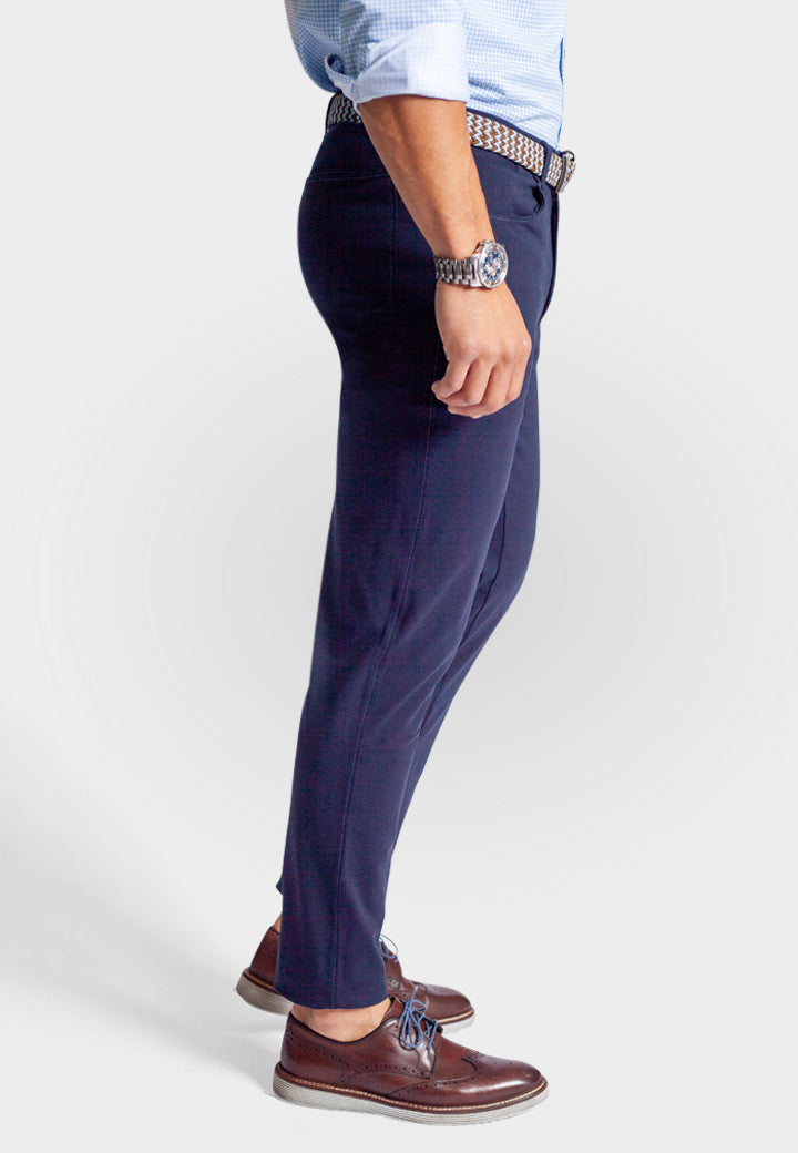navy blue tech pants