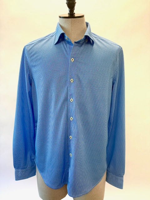 Studio Dot Long Sleeve Tech Shirt - Blue