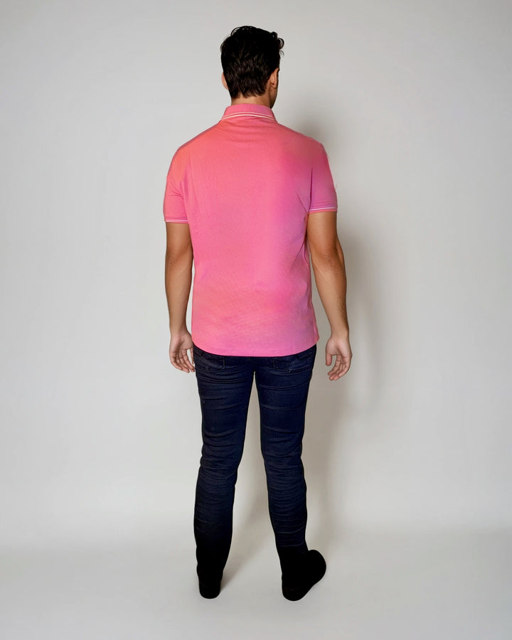 Pocket Polo Shirt - Pink-POLO SHIRTS-BUKI-Pink-M-Buki