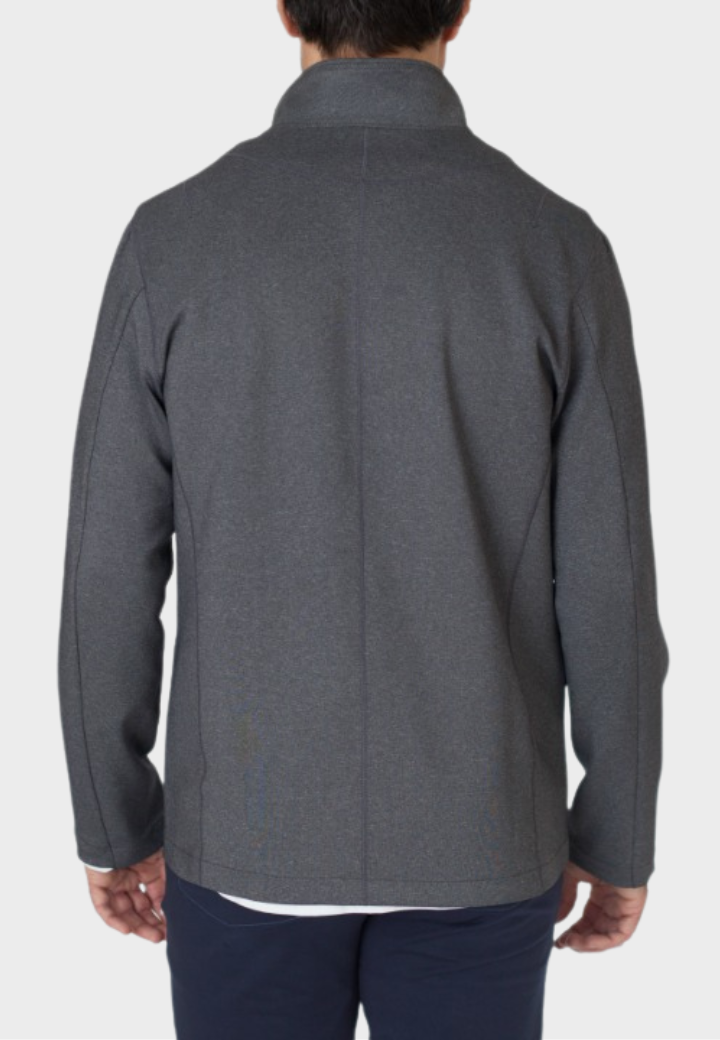 In-Flight Stretch Blazer Charcoal Gray-BLAZERS-BUKI-Grey-S-Buki