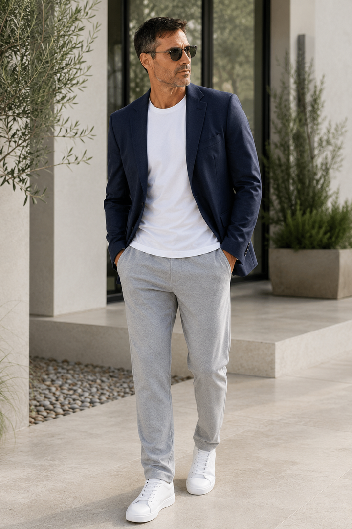Man wearing Buki Jet Setter Pro in the Mediterranean