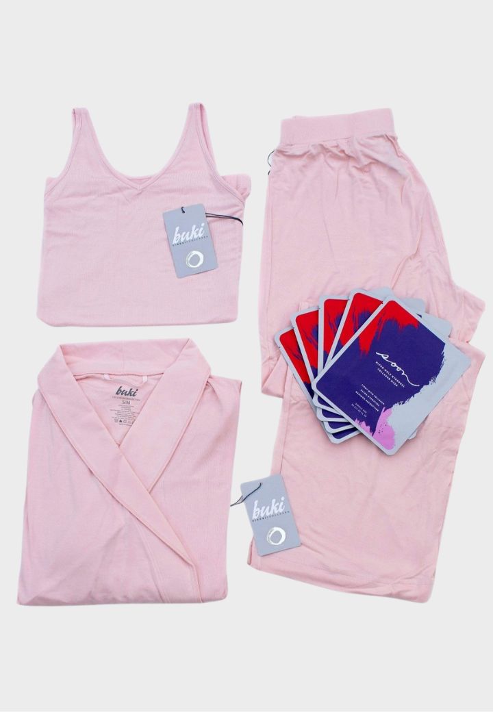 LIMITED EDITION! Self-Care Sunday Set-BUKI-Blush Pink-XS-Buki