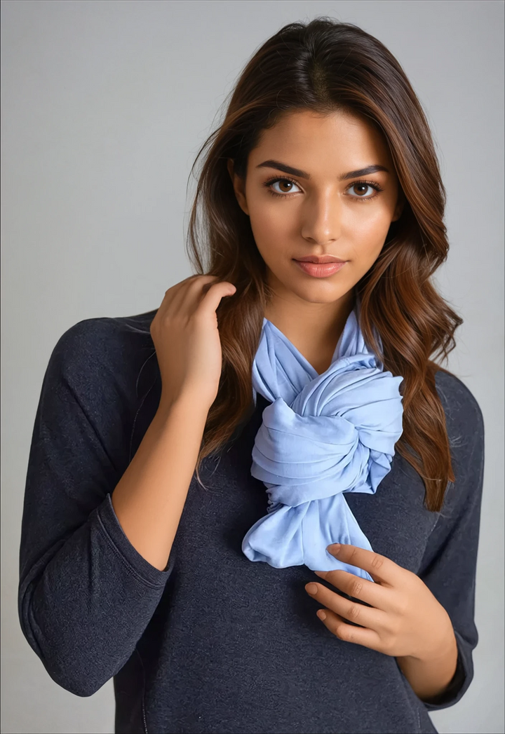 Luxe Infinity Scarf-SCARVES &amp; WRAPS-BUKI-Blush Pink-One Size-Buki