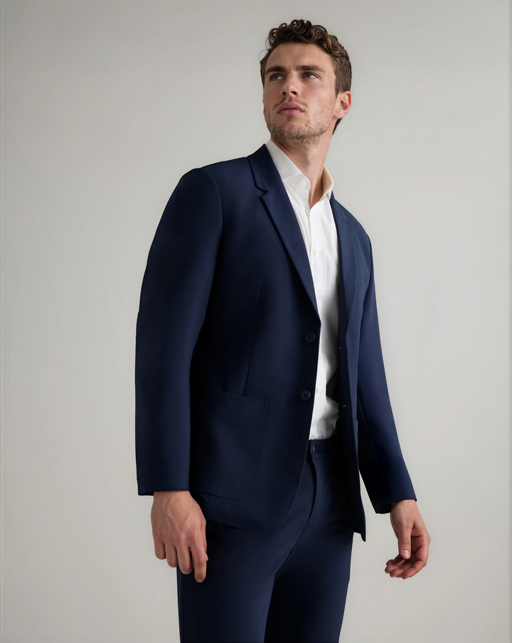 Performance Stretch Technical Blazer - Deep Navy-BLAZERS-BUKI-Deep Navy-S-Buki