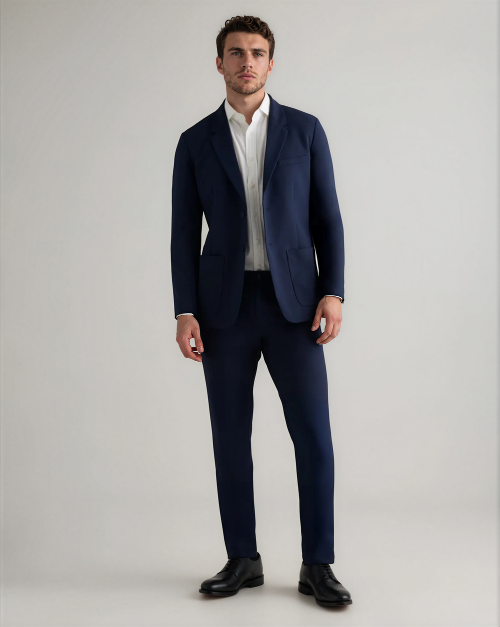 Performance Stretch Technical Blazer - Deep Navy-BLAZERS-BUKI-Deep Navy-S-Buki
