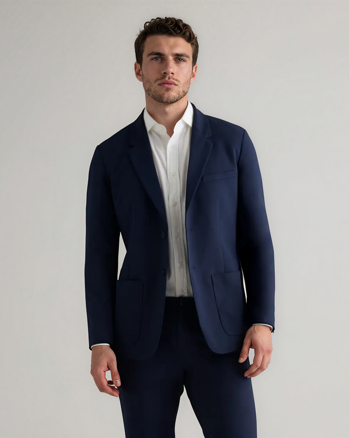 Performance Stretch Technical Blazer - Deep Navy-BLAZERS-BUKI-Deep Navy-S-Buki