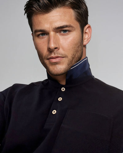 Buki's Cinqo Polo 2 Pack - White/Black-POLO SHIRTS-BUKI-M-Buki