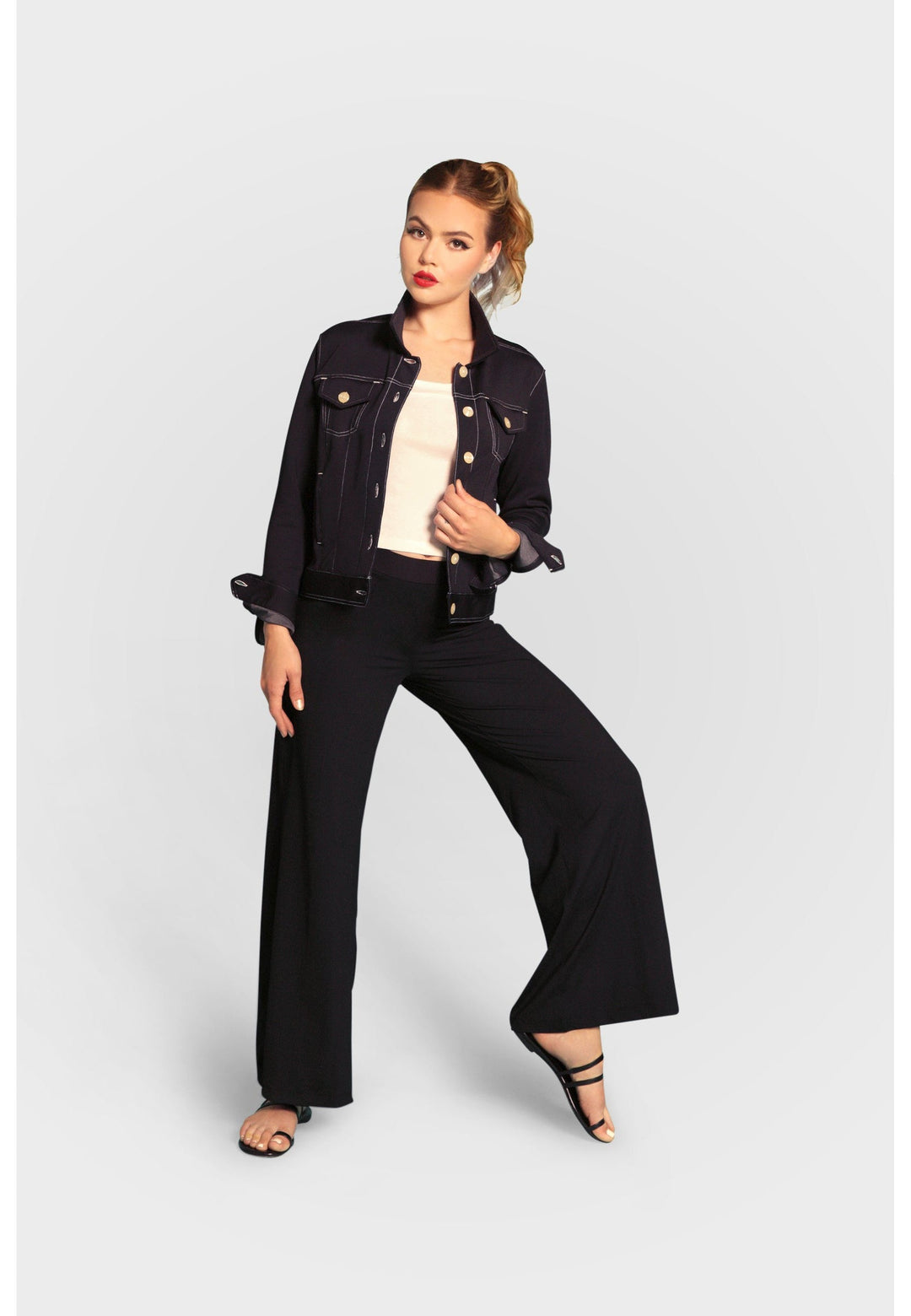 Marta Wide Leg Pant-PANTS-BUKI-XS-Black-Buki