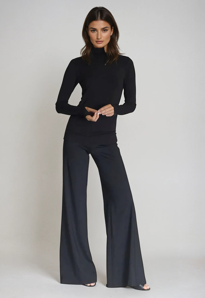 Marta Wide Leg Pant-PANTS-BUKI-XS-Black-Buki