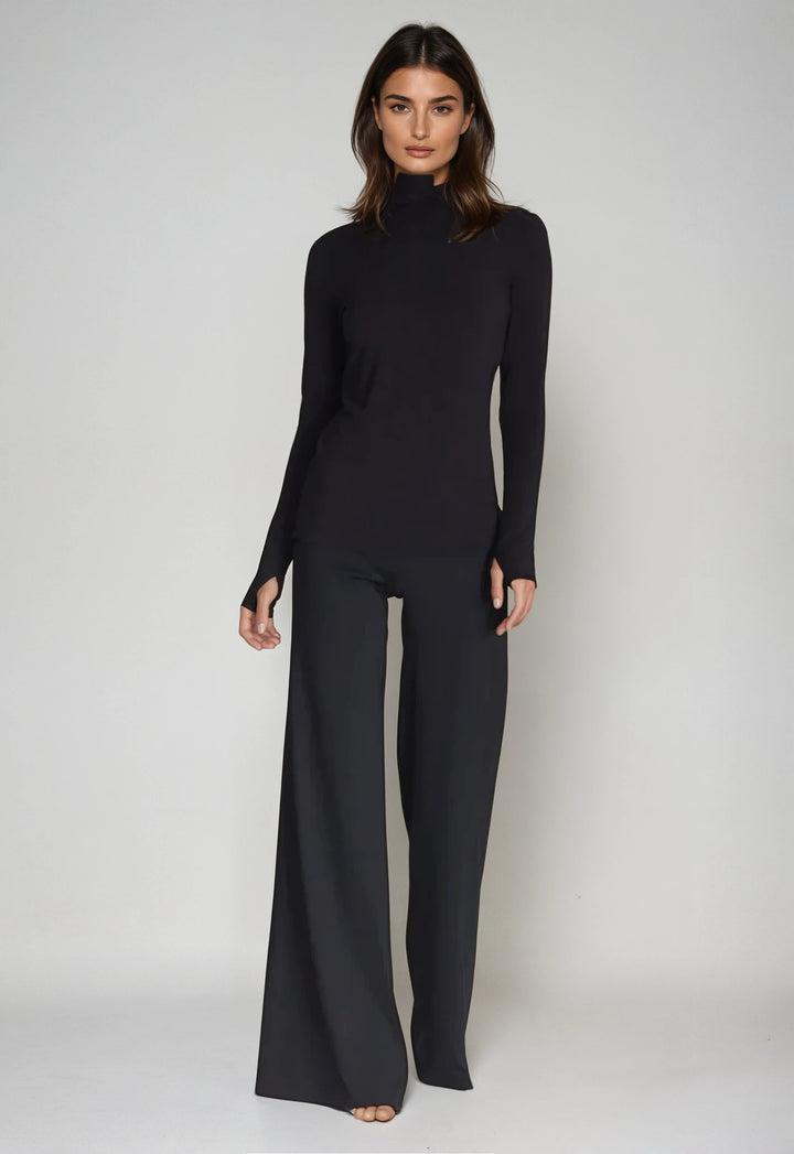 Marta Wide Leg Pant-PANTS-BUKI-XS-Black-Buki