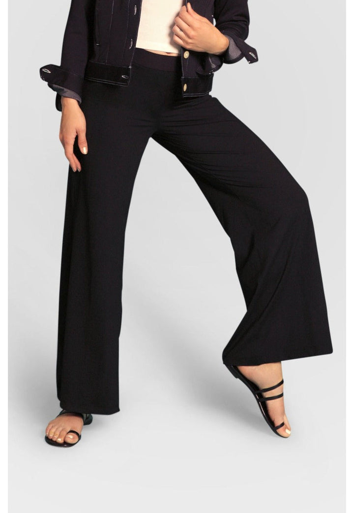 Marta Wide Leg Pant-PANTS-BUKI-XS-Black-Buki
