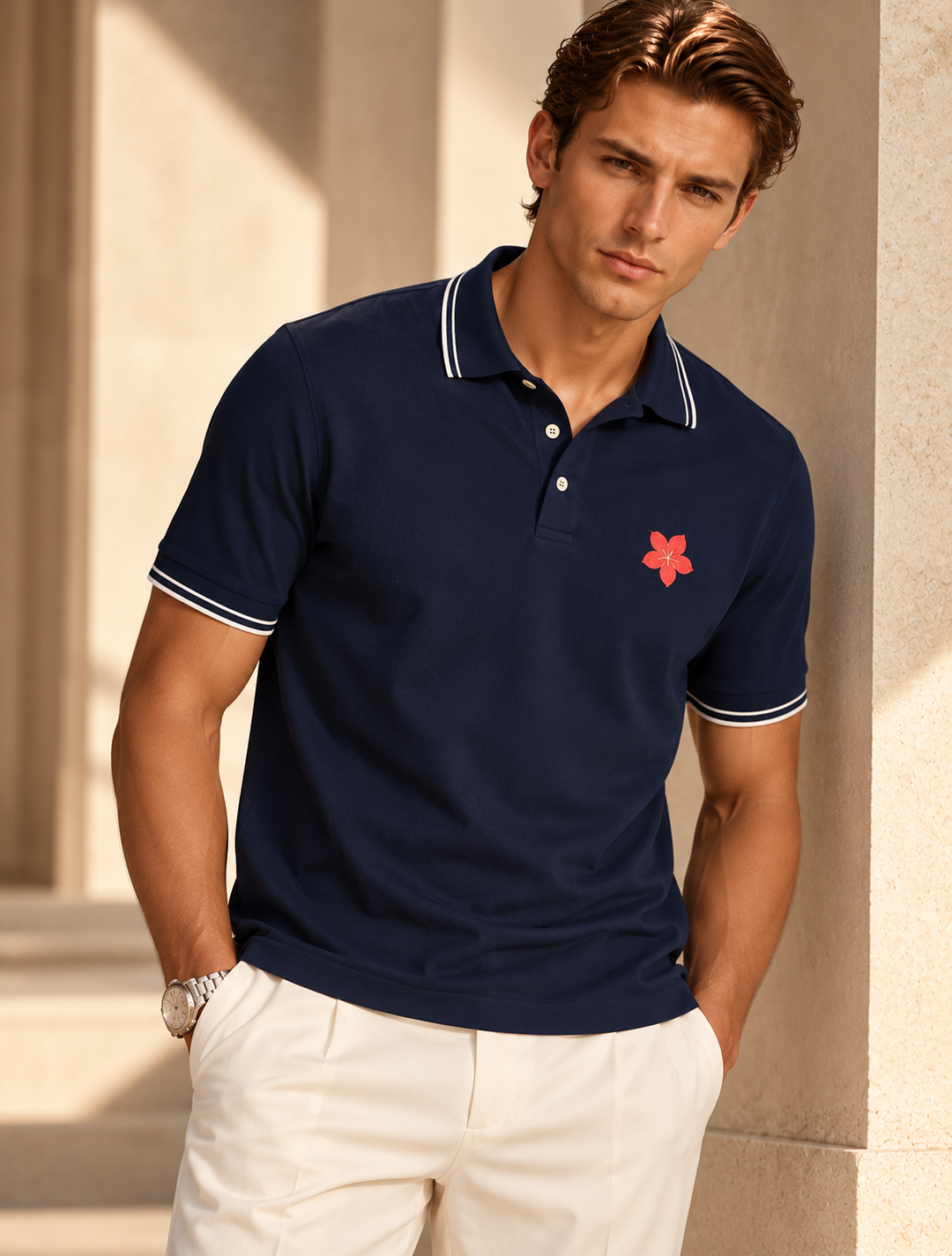 Buki Happy Polo Navy L
