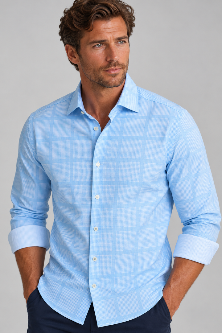Montauk Long Sleeve Tech Shirt-LONG SLEEVE SHIRTS-BUKI-L-Cool Blue-Buki