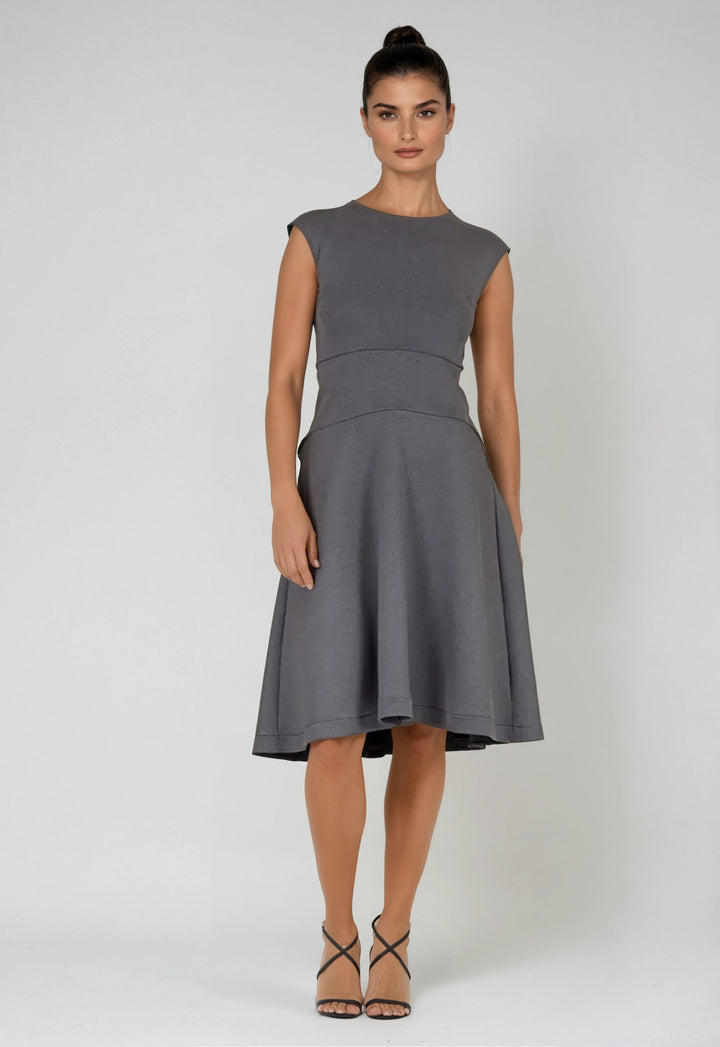 Neo-Tech A-Line Dress-DRESSES-BUKI-XS-Buki