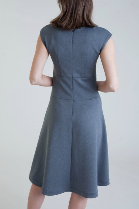 Neo-Tech A-Line Dress-DRESSES-BUKI-XS-Buki