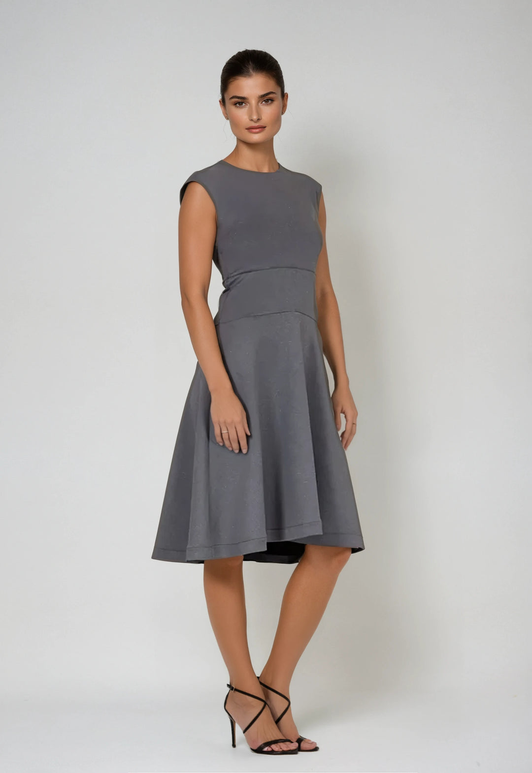 Neo-Tech A-Line Dress-DRESSES-BUKI-XS-Buki