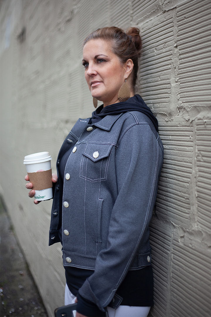 Neo-Tech Jacket - Charcoal Grey-JACKETS-BUKI-XS-Charcoal Grey-Buki