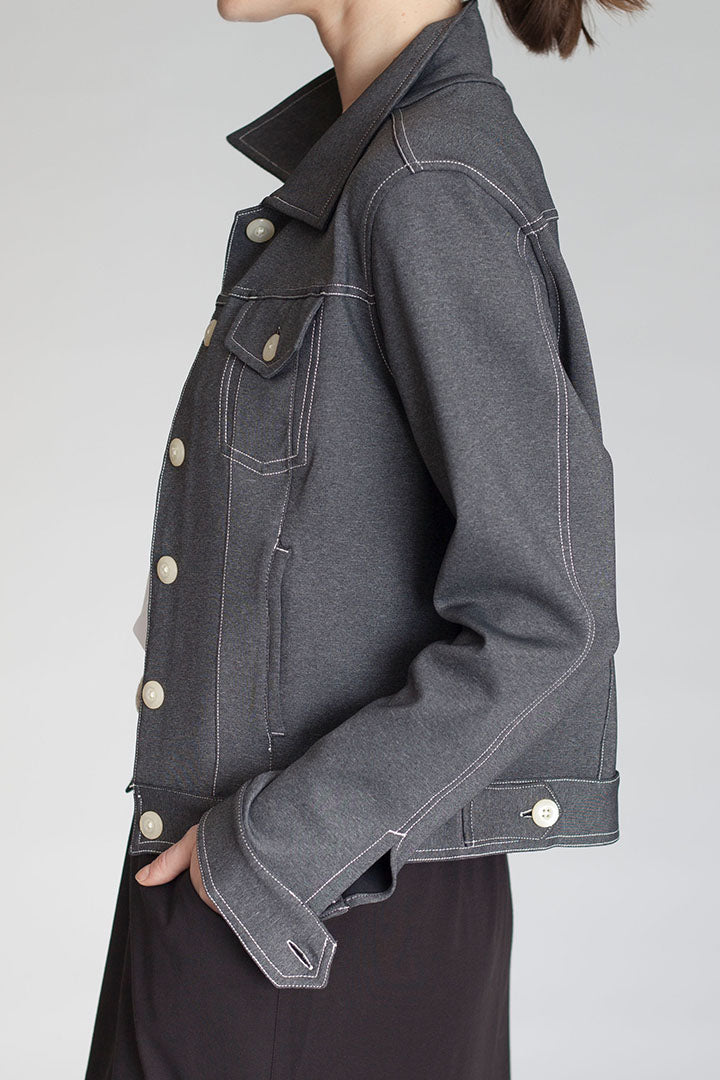 Neo-Tech Jacket - Charcoal Grey-JACKETS-BUKI-XS-Charcoal Grey-Buki