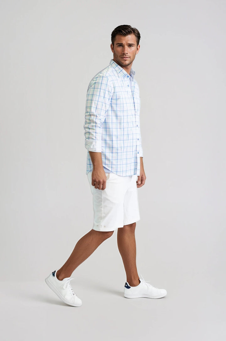 Pacific Grid Long Sleeve Tech Shirt-LONG SLEEVE SHIRTS-BUKI-L-Multi-Buki