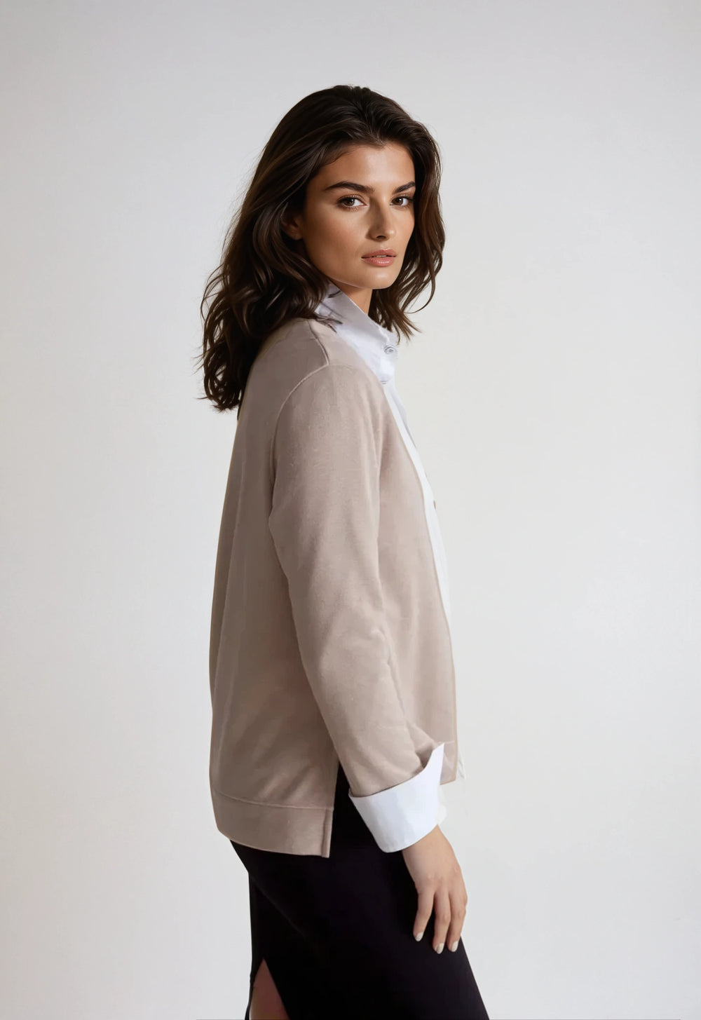 Power Vee 'Sweater' Sweatshirt - Camel-SWEATSHIRTS-BUKI-XS-Camel-Buki