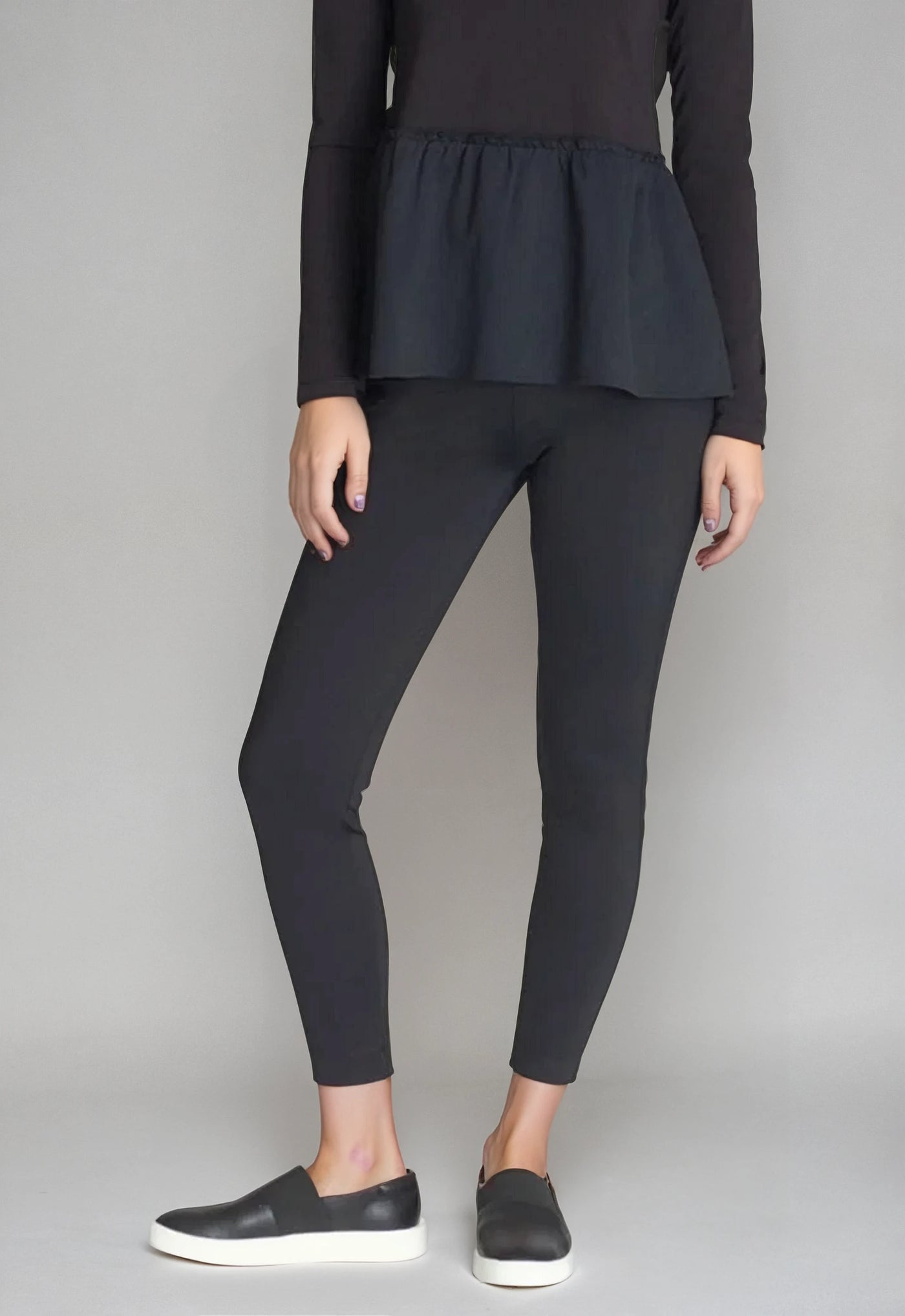 Rise & Shine Legging Pant (Black)-Pants-Buki