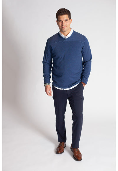 Rugvee Pullover Sweatshirt-Sweatshirts, tokyo blue-Buki