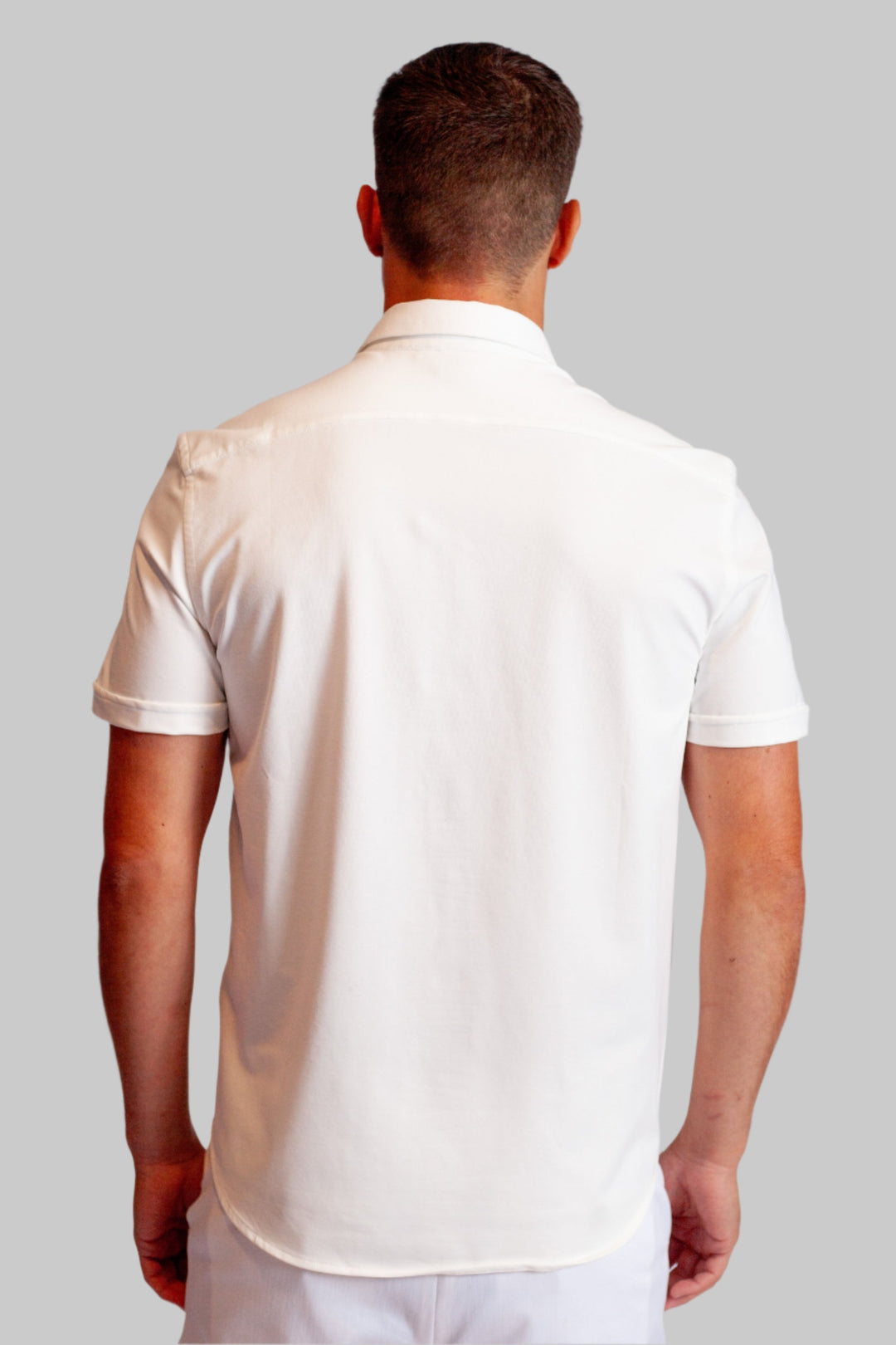 Buki + CINQO 'Single Shot' Short Sleeve Tech Shirt - White-SHORT SLEEVE SHIRTS-BUKI-M-White-Buki
