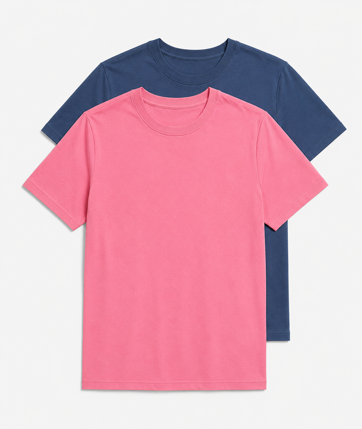 Buki Cinqo Tech Tee Explorer 2-Pack - Slate Rose/Blue Night-T-SHIRTS-BUKI-M-Buki