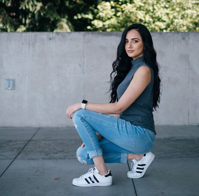 Sleeveless Turtleneck Shirt-SHIRTS & BLOUSES-BUKI-XS-Midnight Navy-Buki