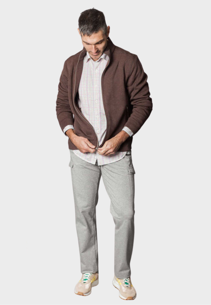 Spectrum Check Short Sleeve Tech Shirt-SHORT SLEEVE SHIRTS-BUKI-M-Multi-Buki