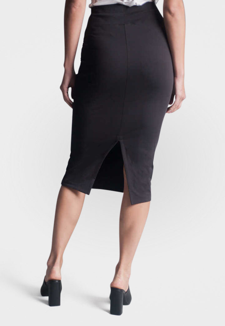 SAQUI サキ　STRAIGHT SKIRT 40 Prairie Skirt - FW25 - Black – 7115 by Szeki