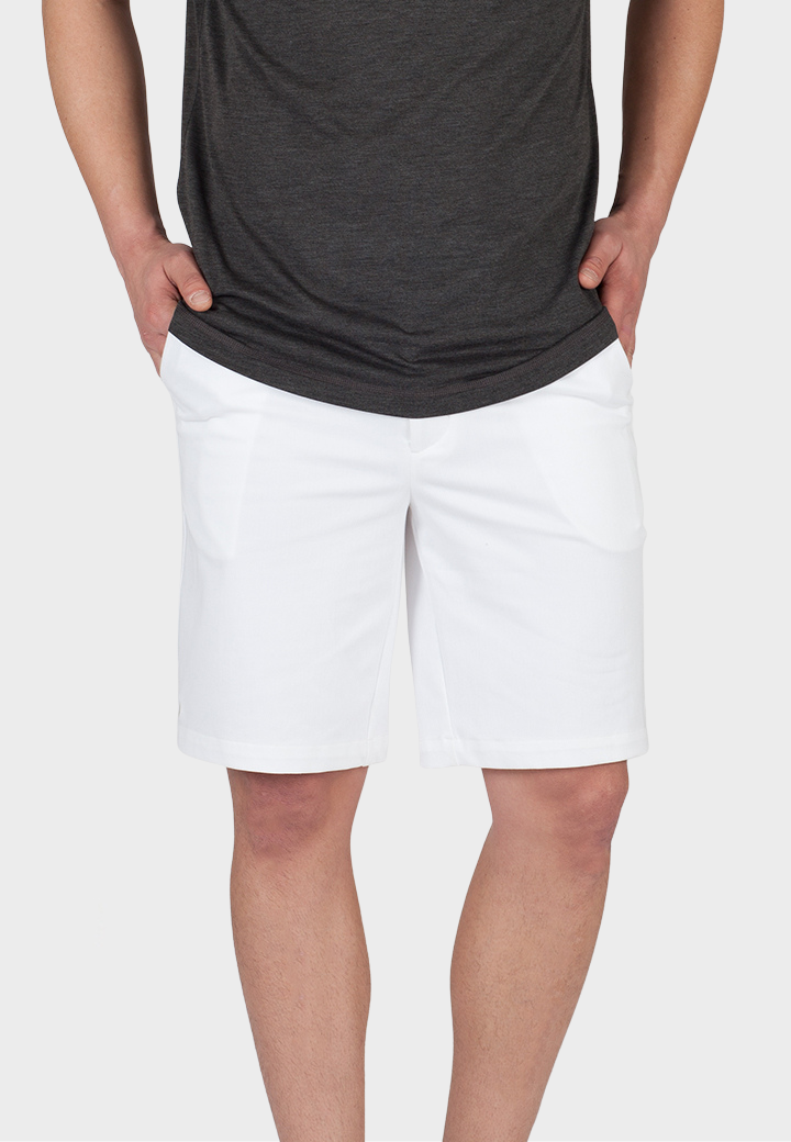 Stretch Eagle Shorts - White-SHORTS-BUKI-White-M-Buki