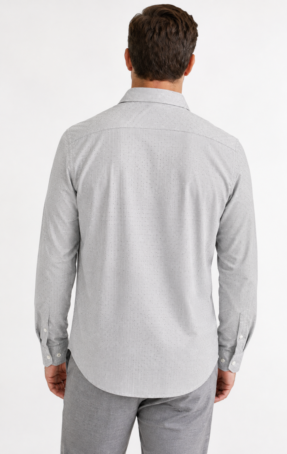 Studio Dot Long Sleeve Tech Shirt - Silver-LONG SLEEVE SHIRTS-BUKI-L-Silver -Buki